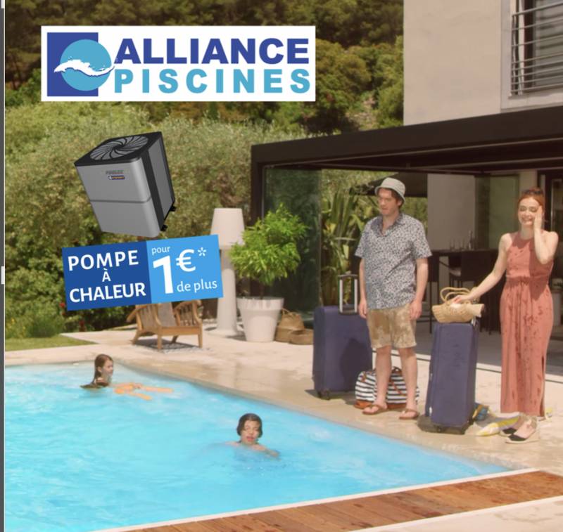 Offre pompe à chaleur pour l'achat de votre piscine coque Alliance Piscines Toulon