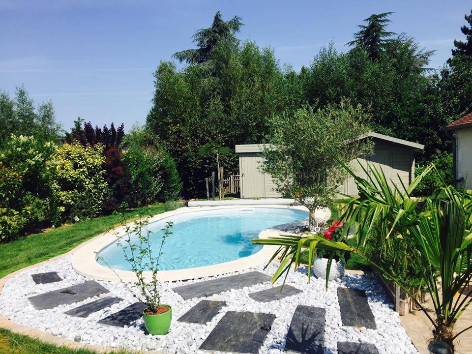 Piscine Coque En Forme De Haricot Cornaline 7m Alliance