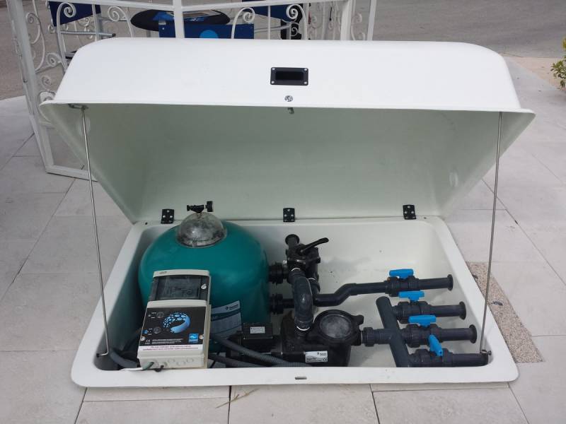 local technique semi-enterré