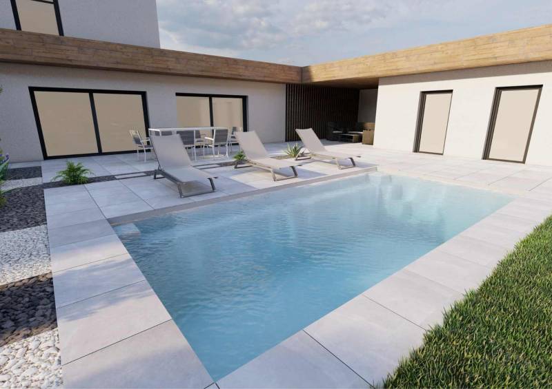 Piscine bue biais longue piscine grande