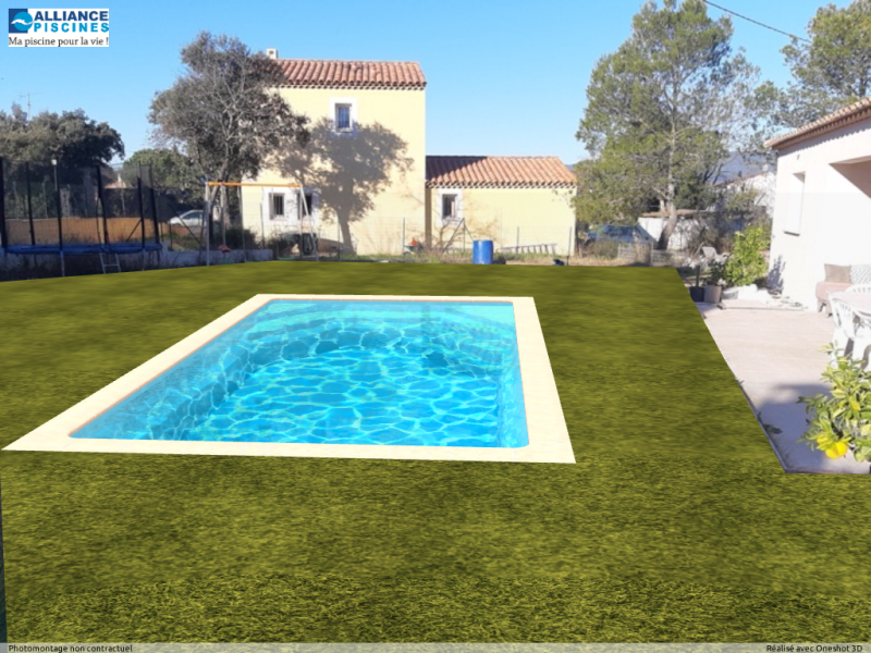 Simulation et visualisation en 3D d'une piscine