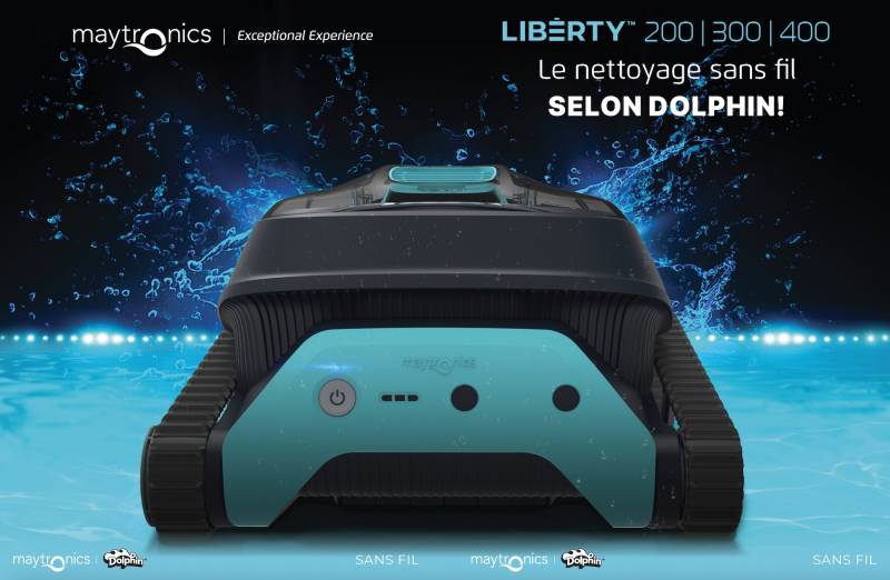 nouveau robot autonome rechargeable liberty chez au fil de l'eau