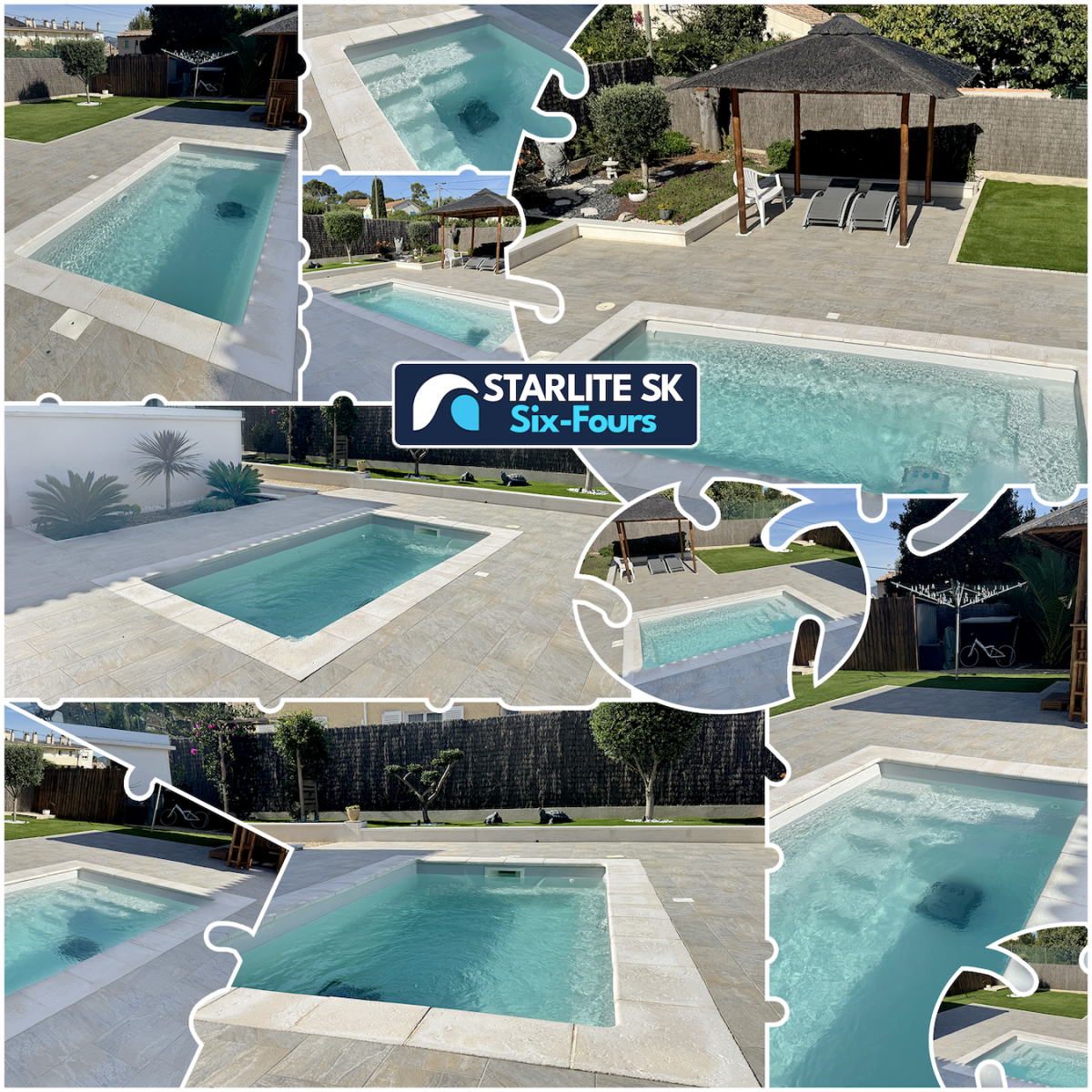 Moodboard Starlite SK piscine jardin