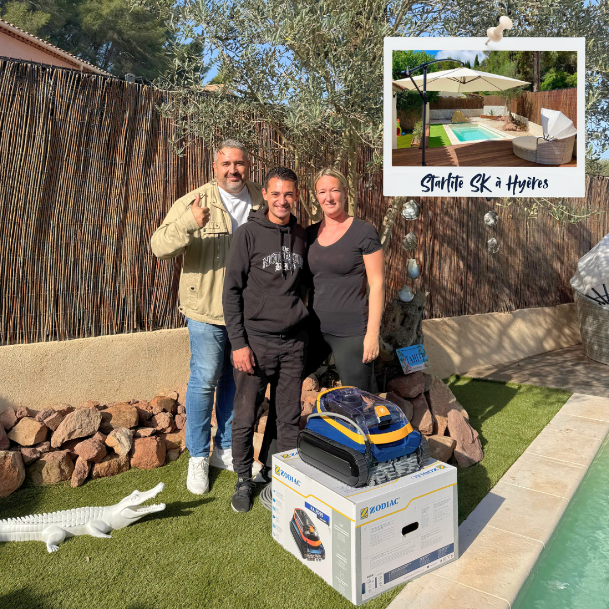 Remise de prix jeu concours photo - Starlite SK Hyères