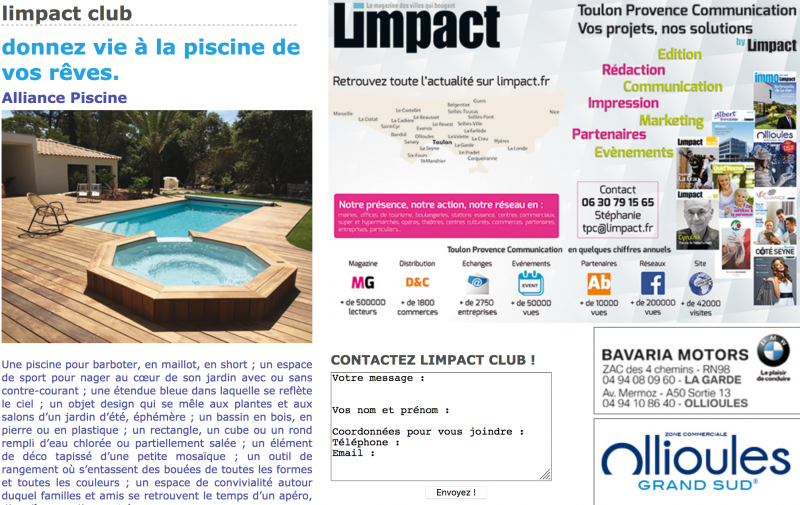 au fil de l'eau dans la presse regionale du var et de toulon pour ses coques