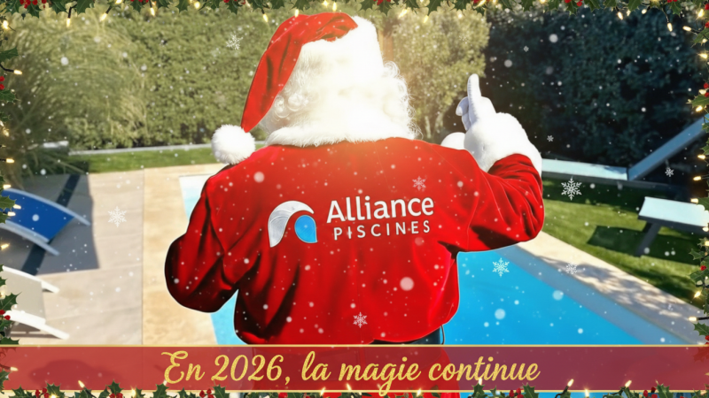 la magie d'alliance piscines pour Noel
