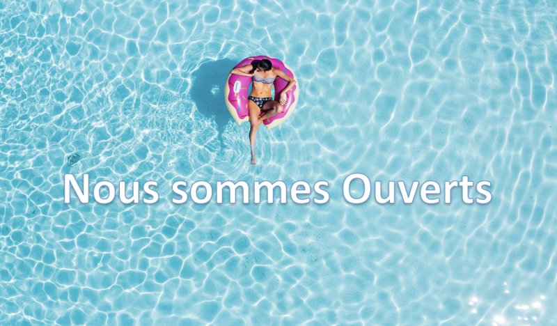 profitez de la piscine en été