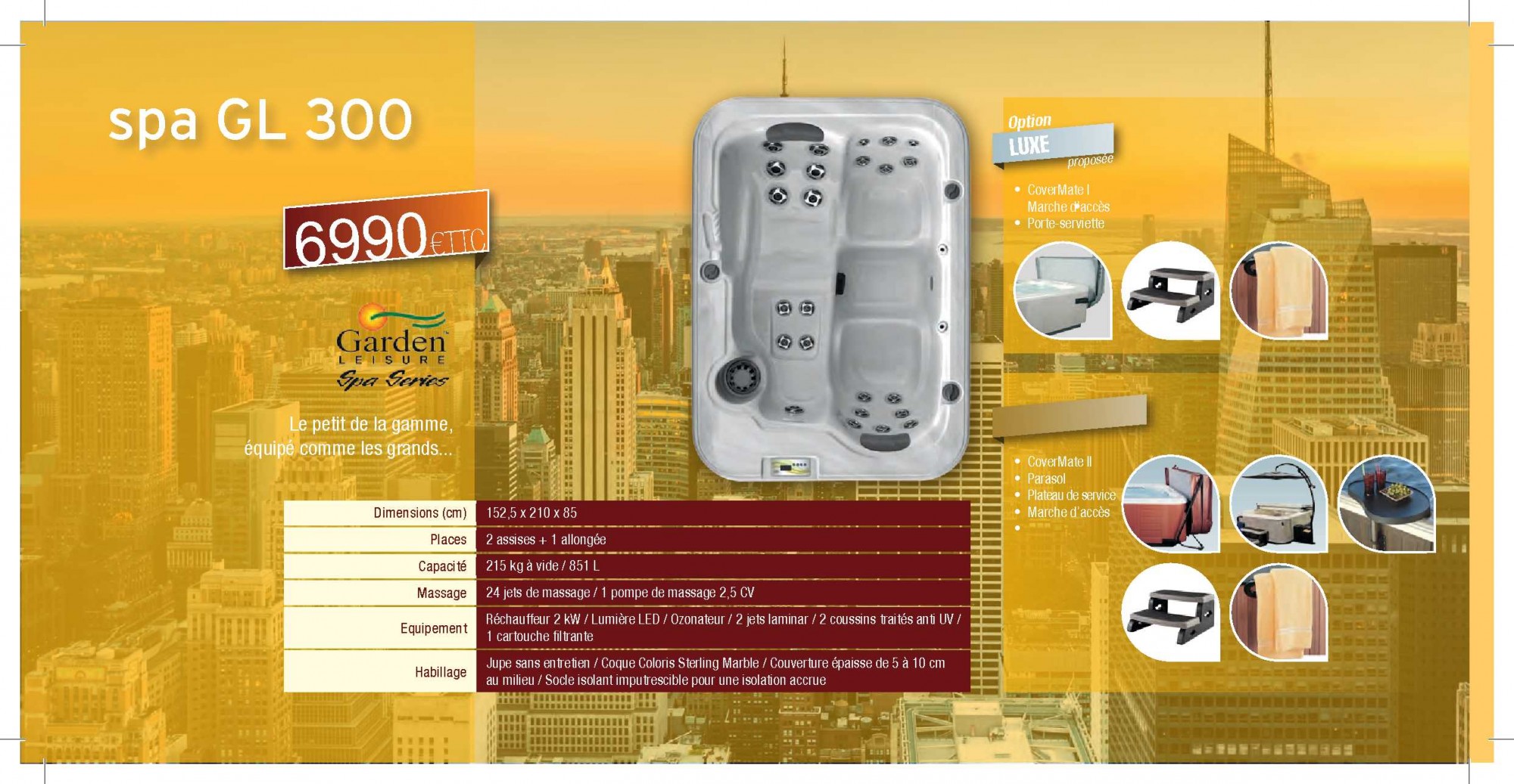 spa garden leisure GL300 dans le var