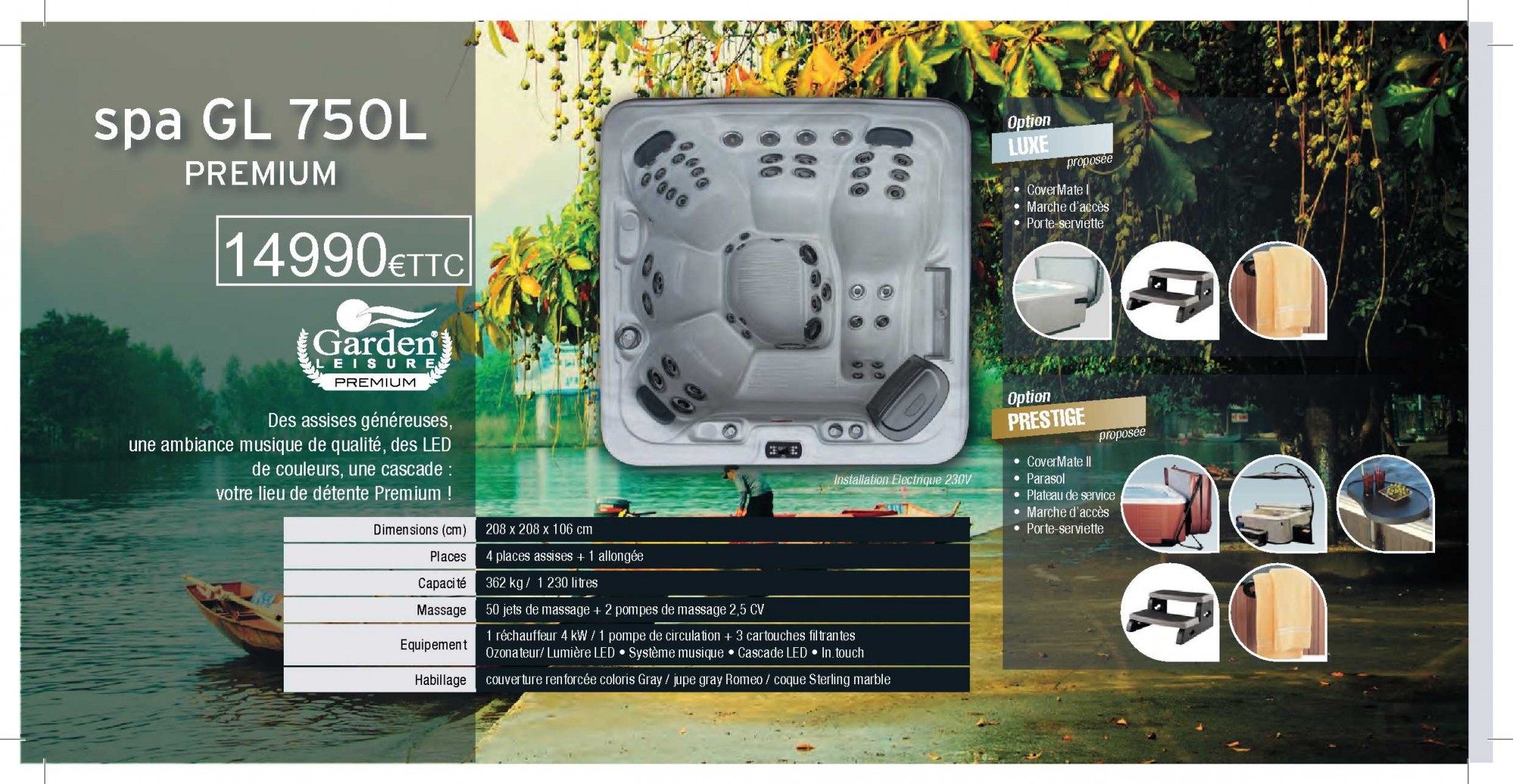 GL750 chez alliance piscines a cuers 