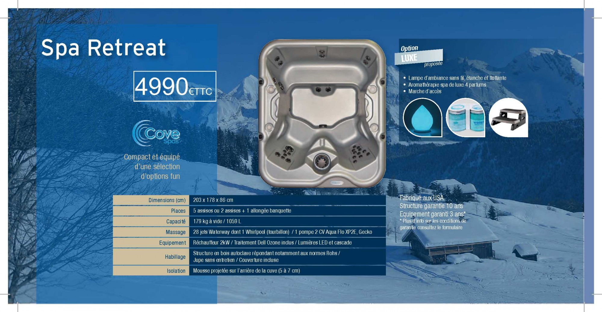 cove spa retreat chez alliance piscines toulon