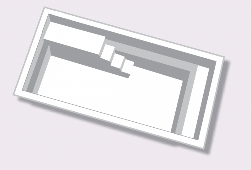 Maquette 3d modele piscine city Maquette 3d modele piscine city