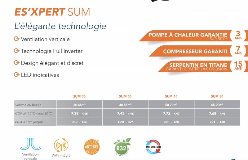 pompe a chaleur piscine full inverter