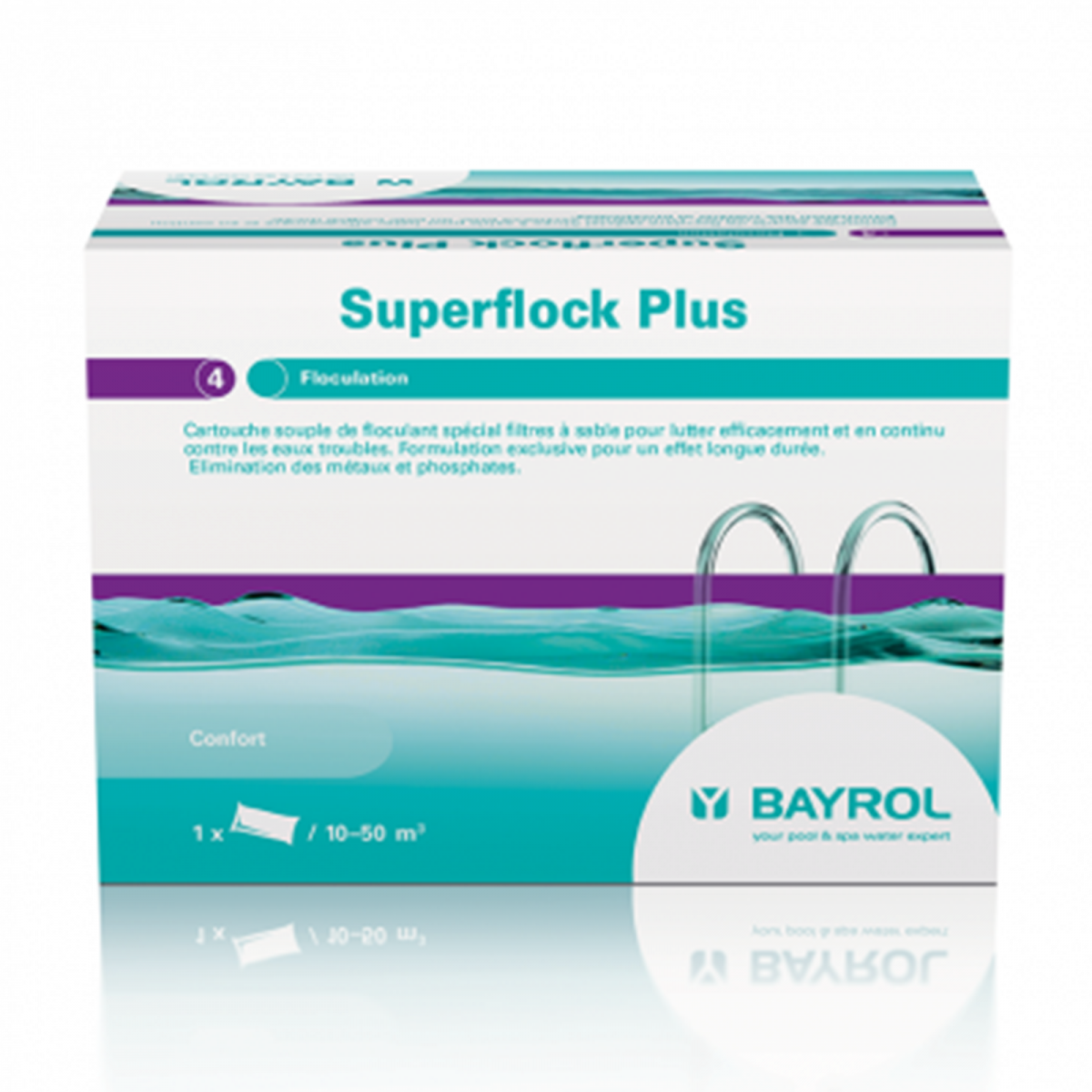 Cartouche souple de floculant spécial filtres à sable